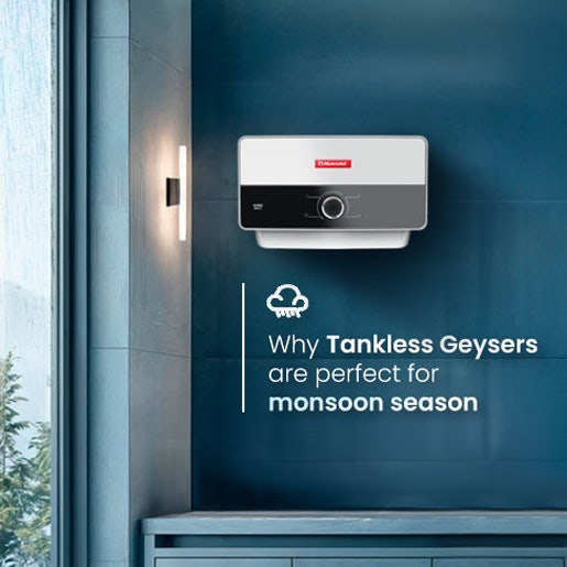 Smart Geyser Scheduling for Hot Showers in Rainy Weather