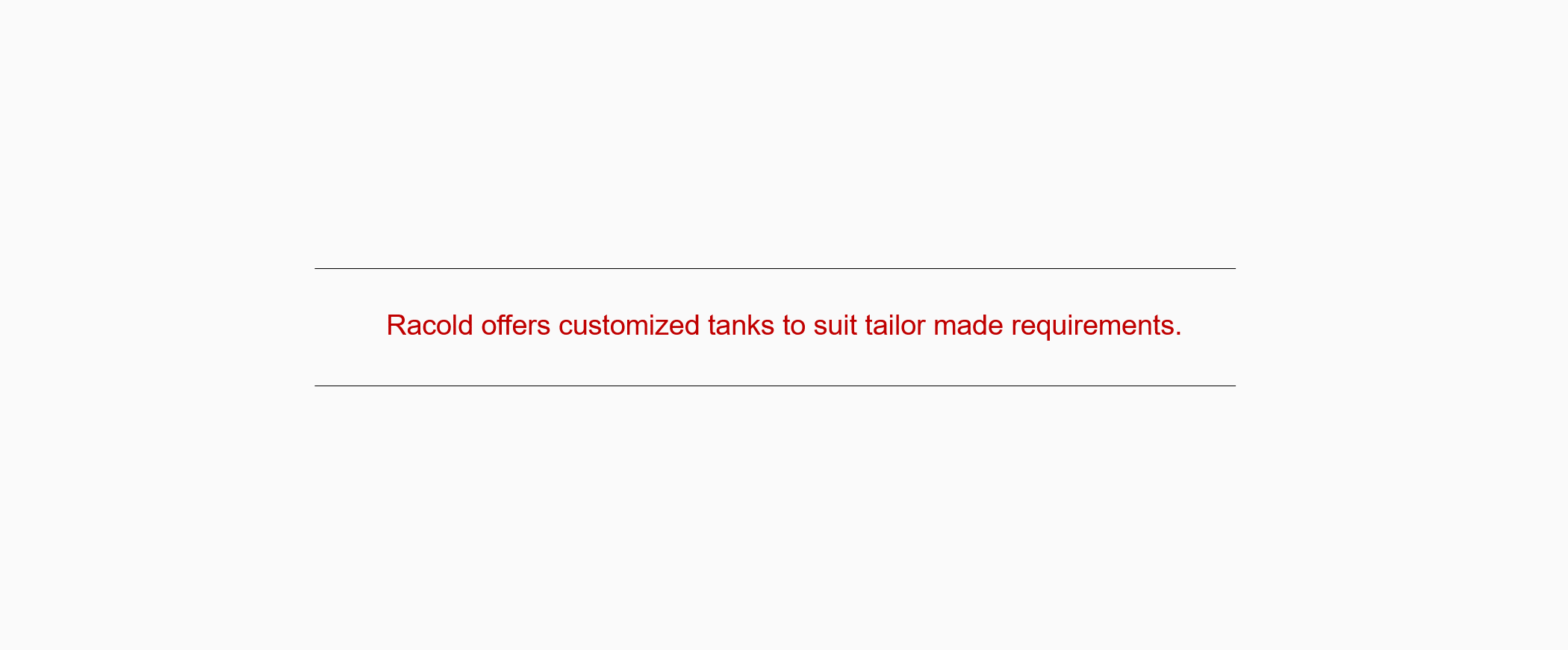 Racold's commercial solar water heater specifications