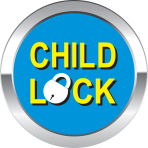 Gas water heater with child lock