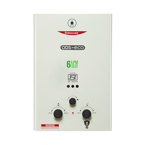 PNG Gas Geyser - 6 LPM - Racold ODS ECO
