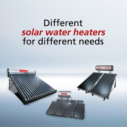 Racold’s solar water heaters