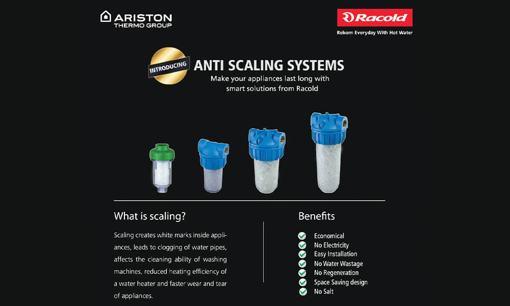 Racold’s anti scaling system